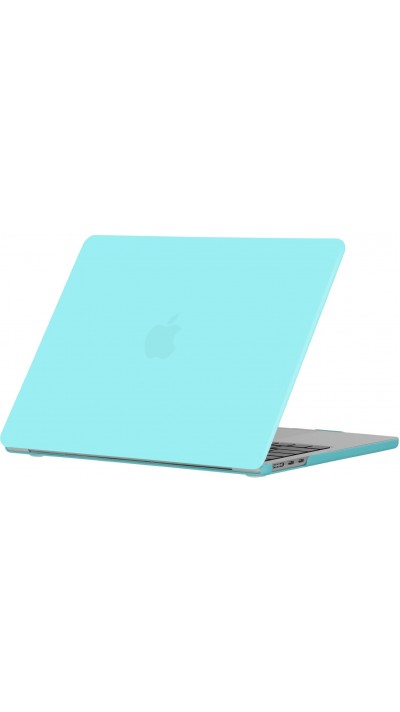 Coque MacBook Pro 16" (2021, 2023) - Hardshell Housse de protection ultra-fin deux pièces semi-transparent - Bleu clair
