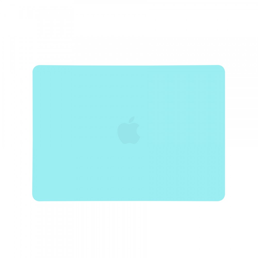 Coque MacBook Pro 16" (2021, 2023) - Hardshell Housse de protection ultra-fin deux pièces semi-transparent - Bleu clair