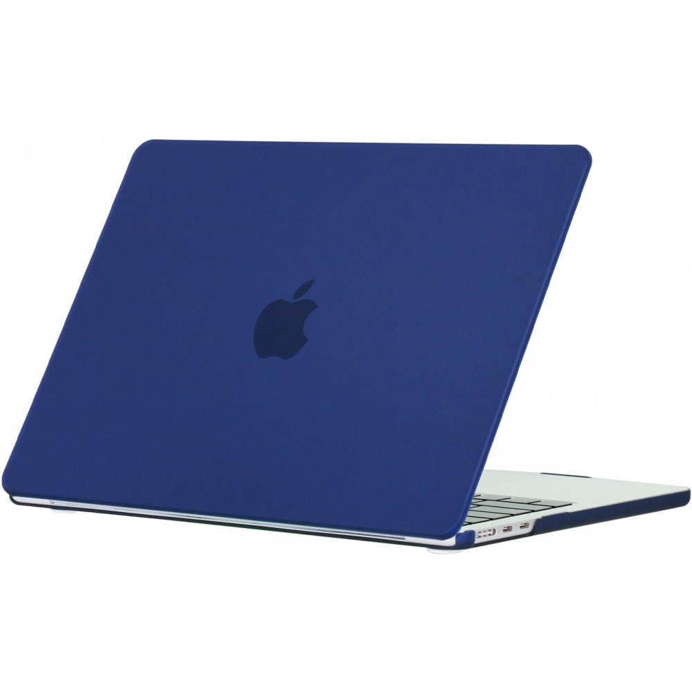 Coque MacBook Pro 14" (2021, 2023) - Hardshell Housse de protection ultra-fin deux pièces semi-transparent - Bleu foncé