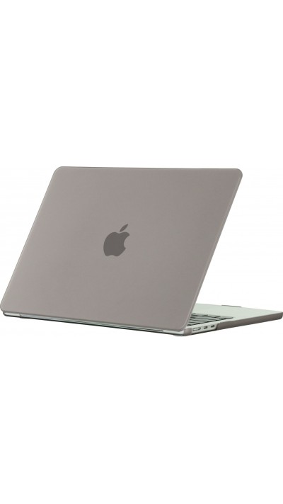 Coque MacBook Pro 16" (2021, 2023) - Hardshell Housse de protection ultra-fin deux pièces semi-transparent - Gris
