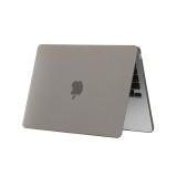 Coque MacBook Pro 16" (2021, 2023) - Hardshell Housse de protection ultra-fin deux pièces semi-transparent - Gris