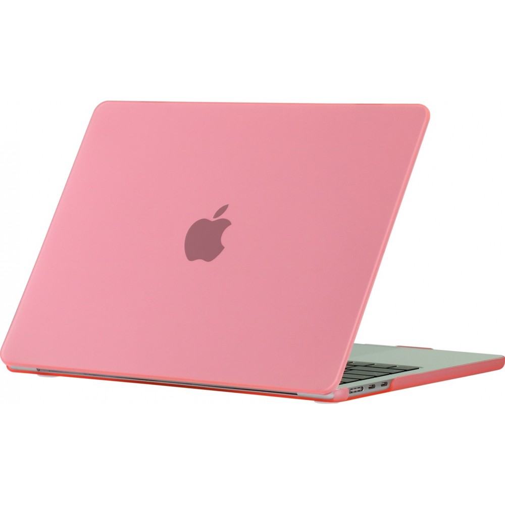 Coque MacBook Pro 14" (2021, 2023) - Hardshell Housse de protection ultra-fin deux pièces semi-transparent - Rose