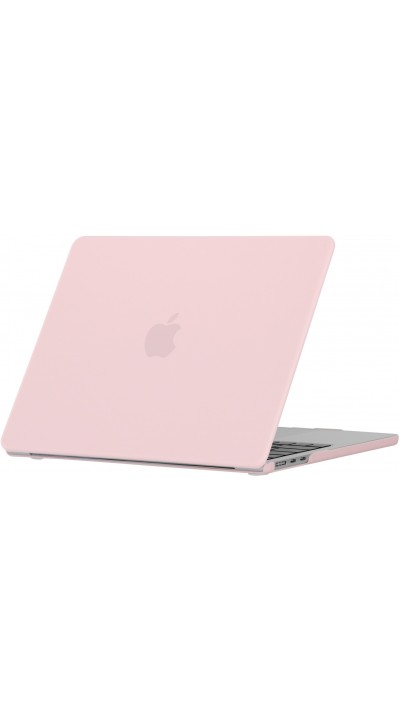 Coque MacBook Pro 14" (2021, 2023) - Hardshell Housse de protection ultra-fin deux pièces semi-transparent - Rose clair