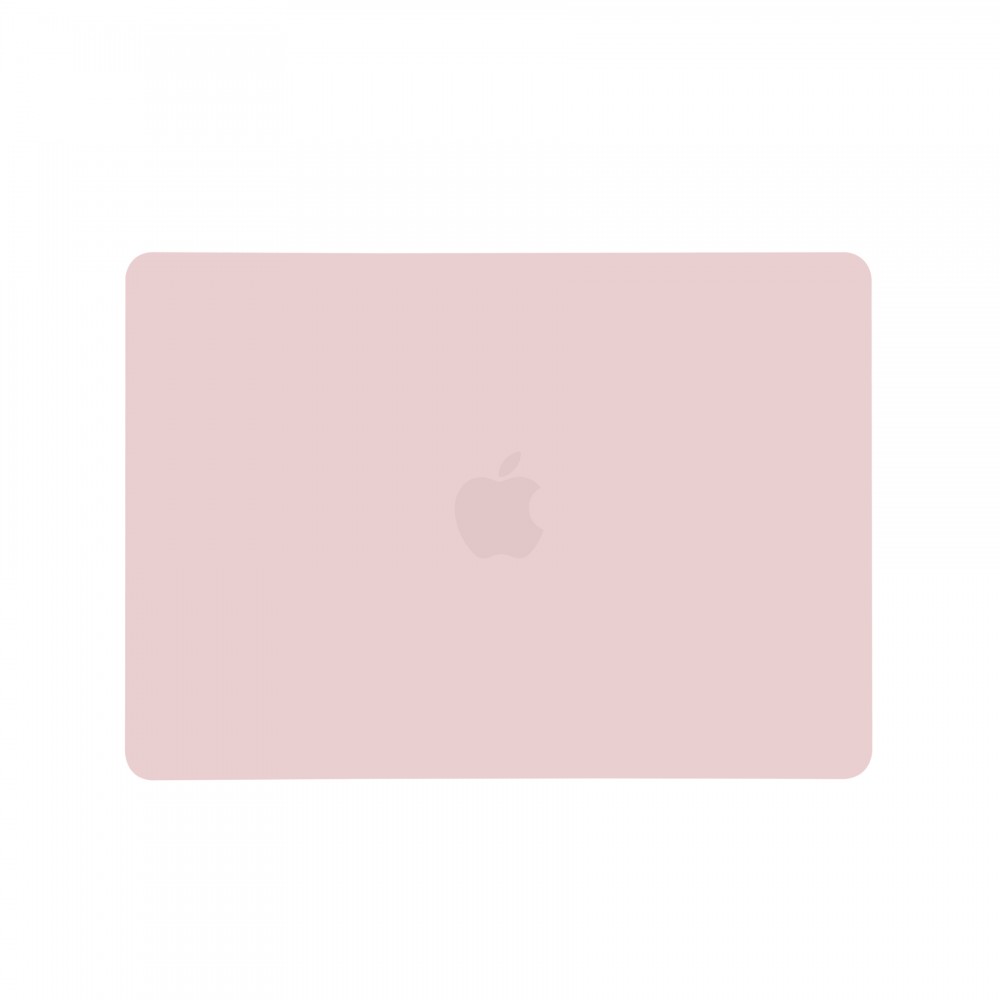 Coque MacBook Pro 16" (2021, 2023) - Hardshell Housse de protection ultra-fin deux pièces semi-transparent - Rose clair