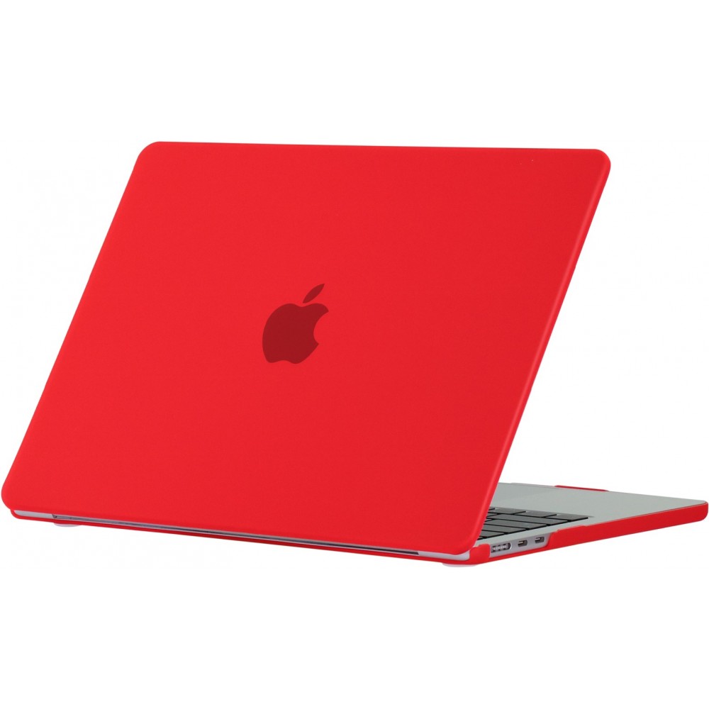 MacBook Pro 14" (2021, 2023) Case Hülle - Hardshell Schutzhülle Ultra-dünn zweiteilig semi-transparent - Rot