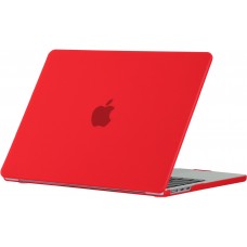 Coque MacBook Pro 14" (2021, 2023) - Hardshell Housse de protection ultra-fin deux pièces semi-transparent - Rouge