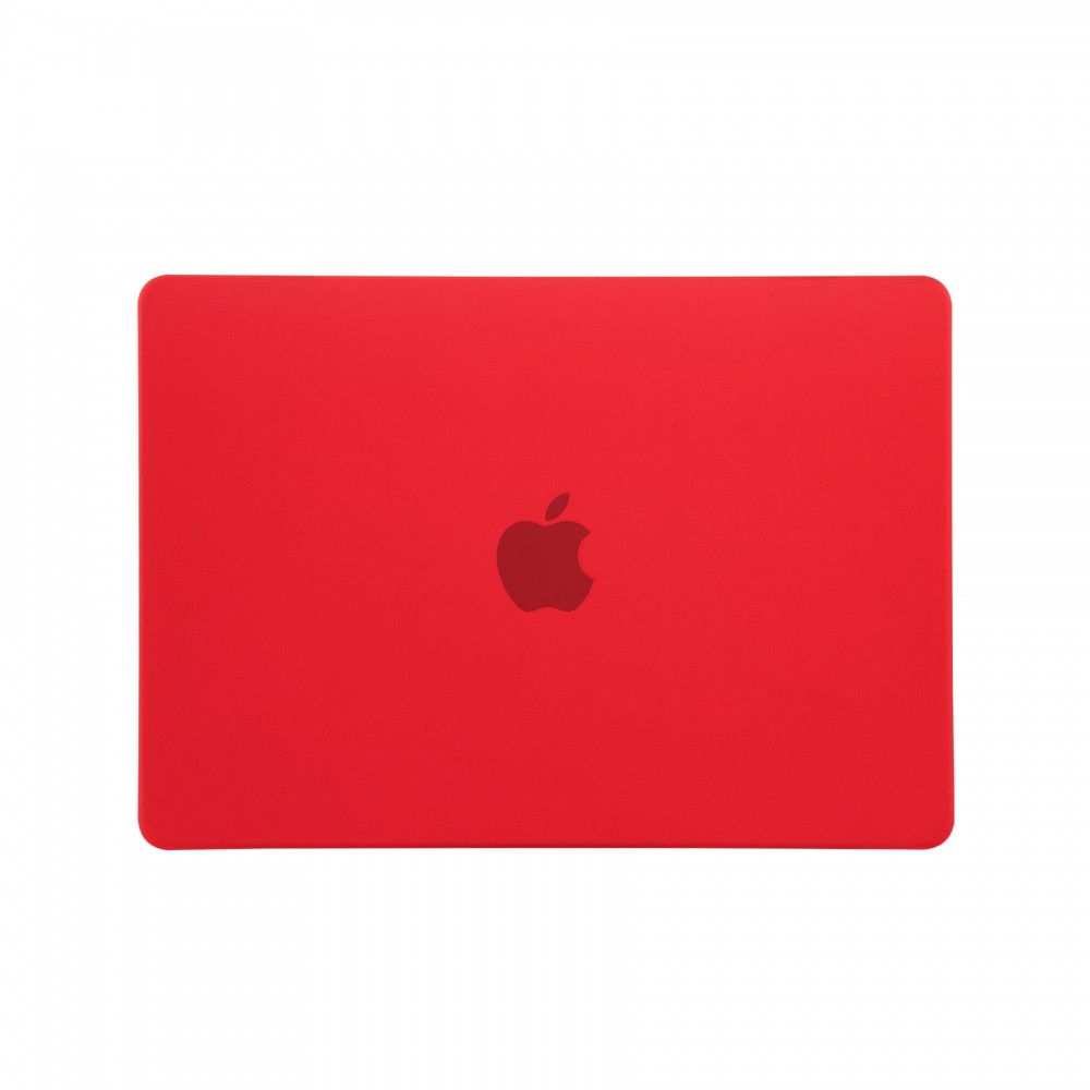 Coque MacBook Pro 14" (2021, 2023) - Hardshell Housse de protection ultra-fin deux pièces semi-transparent - Rouge