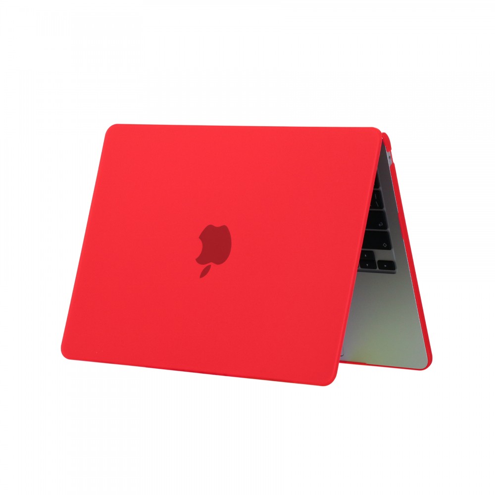 Coque MacBook Pro 14" (2021, 2023) - Hardshell Housse de protection ultra-fin deux pièces semi-transparent - Rouge