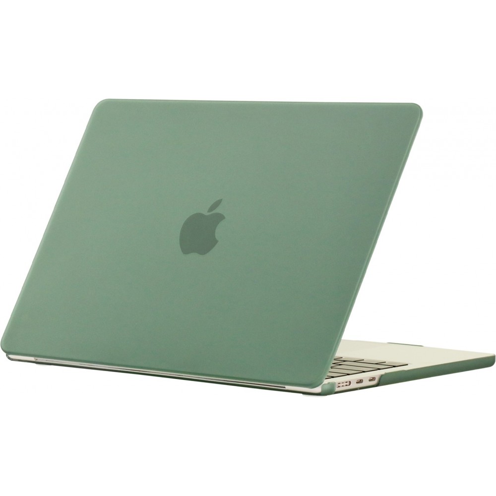 Coque MacBook Pro 16" (2021, 2023) - Hardshell Housse de protection ultra-fin deux pièces semi-transparent - Vert foncé