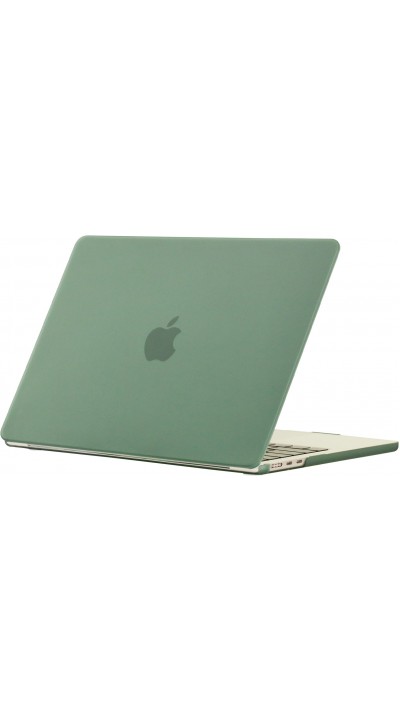 Coque MacBook Pro 16" (2021, 2023) - Hardshell Housse de protection ultra-fin deux pièces semi-transparent - Vert foncé