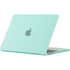 Coque MacBook Pro 16" (2021, 2023) - Hardshell Housse de protection ultra-fin deux pièces semi-transparent - Vert menthe