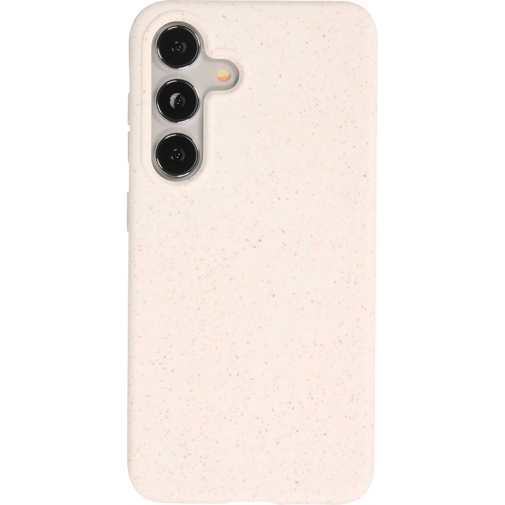 Coque Samsung Galaxy S24+ - Bio Eco-Friendly biodégradable écologique nature - Blanc