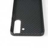 Coque Samsung Galaxy S24+ - Carbomile case de protection en fibre de carbone aramide véritable - Noir