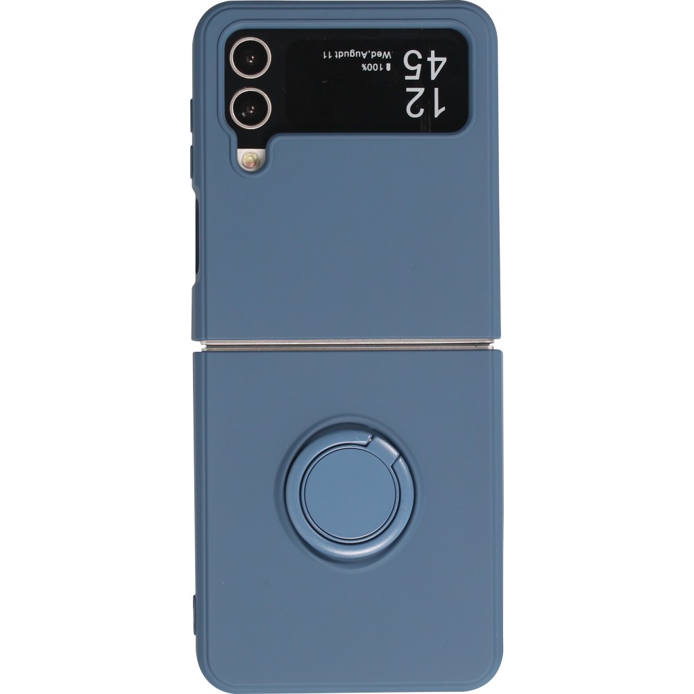 Coque Magsafe iPhone 14 Pro Silicone avec Finition Soft-Touch - Bleu -  Français