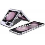 Coque Samsung Galaxy Z Flip6 - Gel Transparent Silicone Bumper anti-choc avec protections pour coins