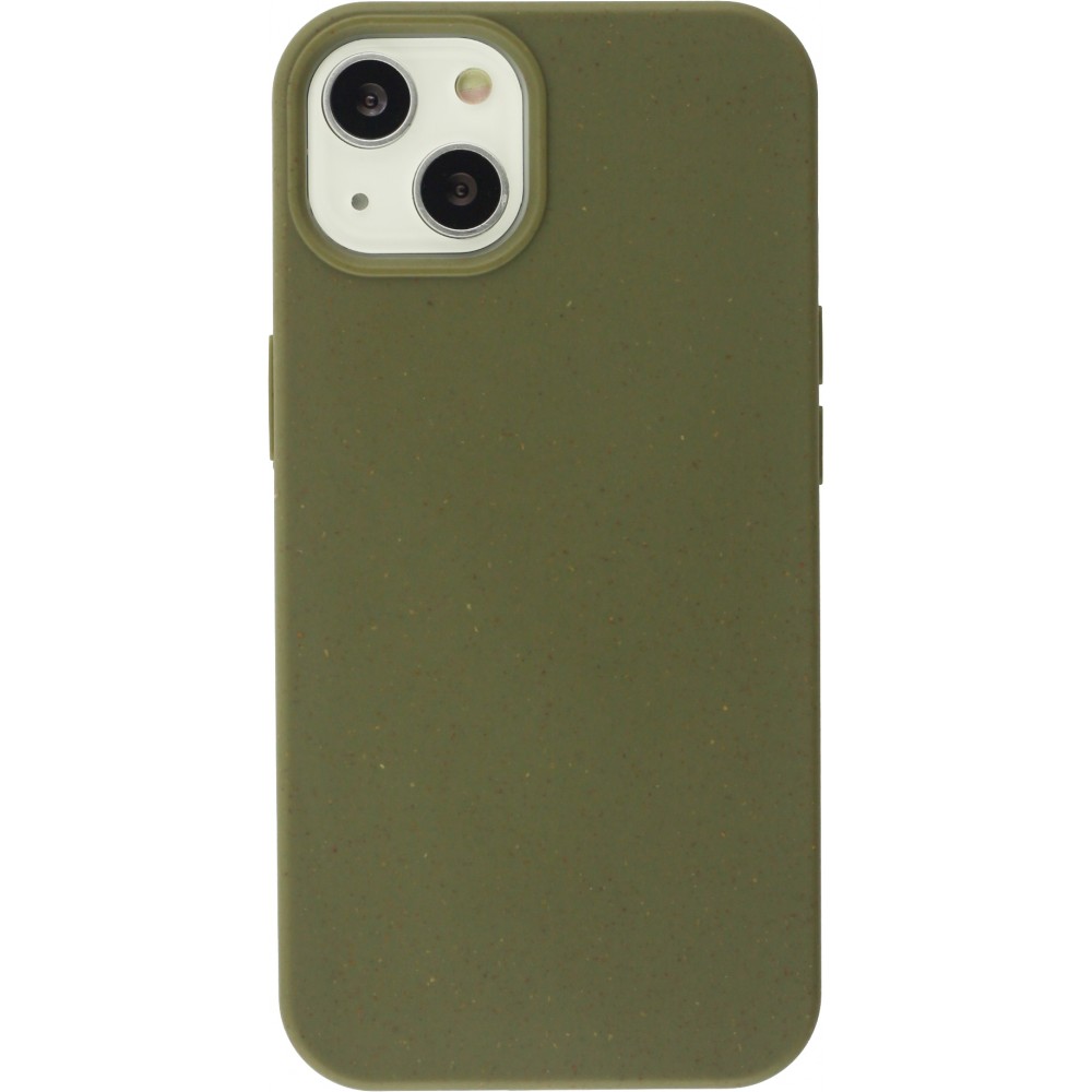 Coque iPhone 15 Plus - Bio Eco-Friendly biodégradable écologique nature - Vert foncé