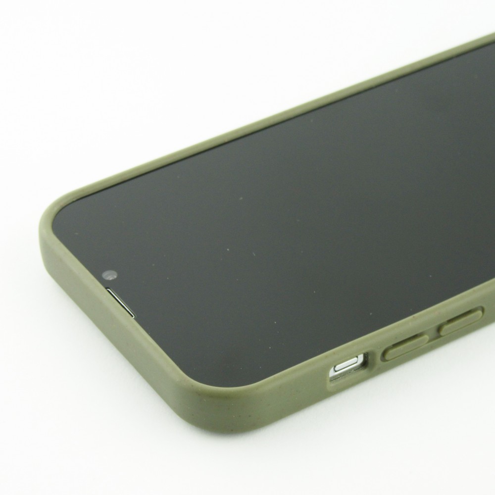 Coque iPhone 15 Plus - Bio Eco-Friendly biodégradable écologique nature - Vert foncé