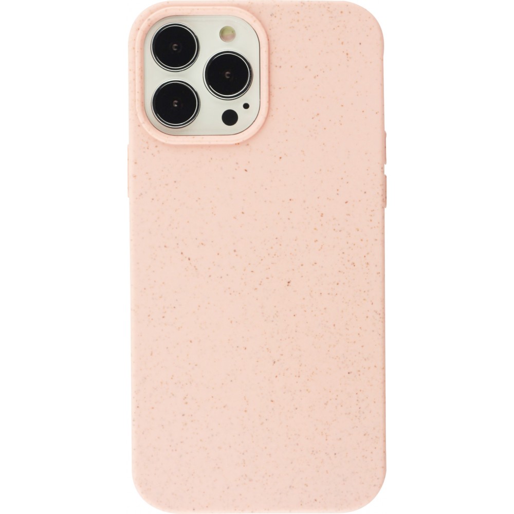 Coque iPhone 16 Pro - Bio Eco-Friendly biodégradable écologique nature - Rose