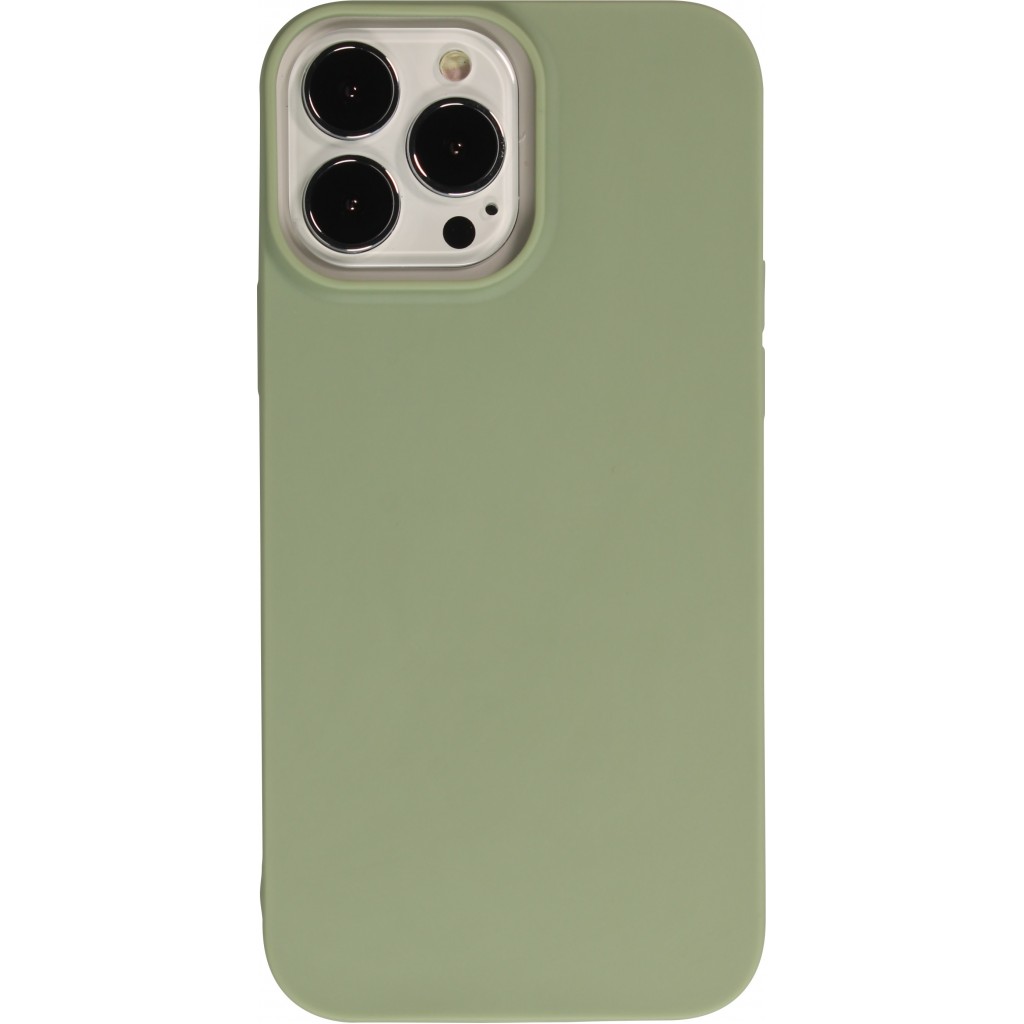 iPhone 13 Pro Max Case Hülle - Silikon Mat - Hellgrün - Kaufen auf ...