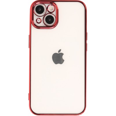 Coque iPhone 14 - Electroplate - Rouge