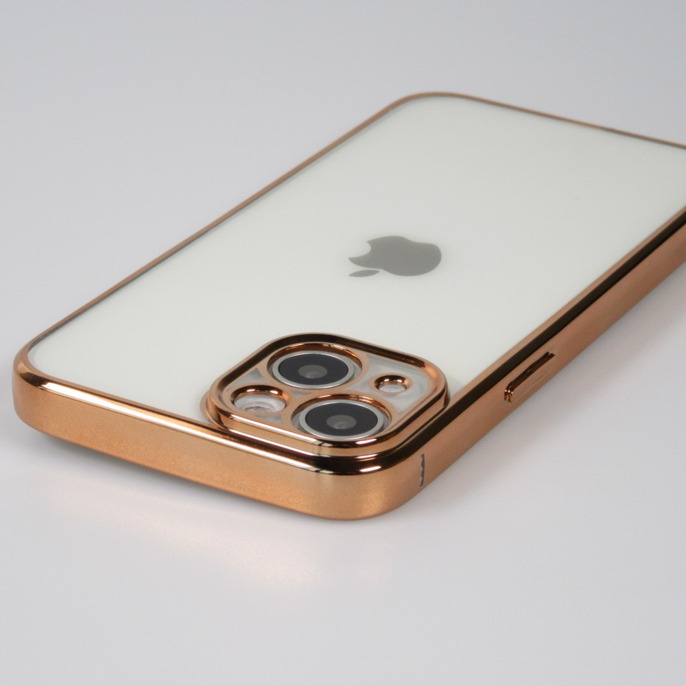 Coque iPhone 14 Plus - Electroplate - Or