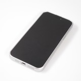 Coque iPhone 15 Plus - Gel souple avec vitre de protection caméra MagSafe - Argent