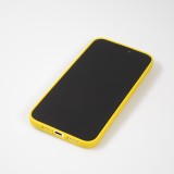 Coque iPhone 15 Plus - Silicone Mat jaune