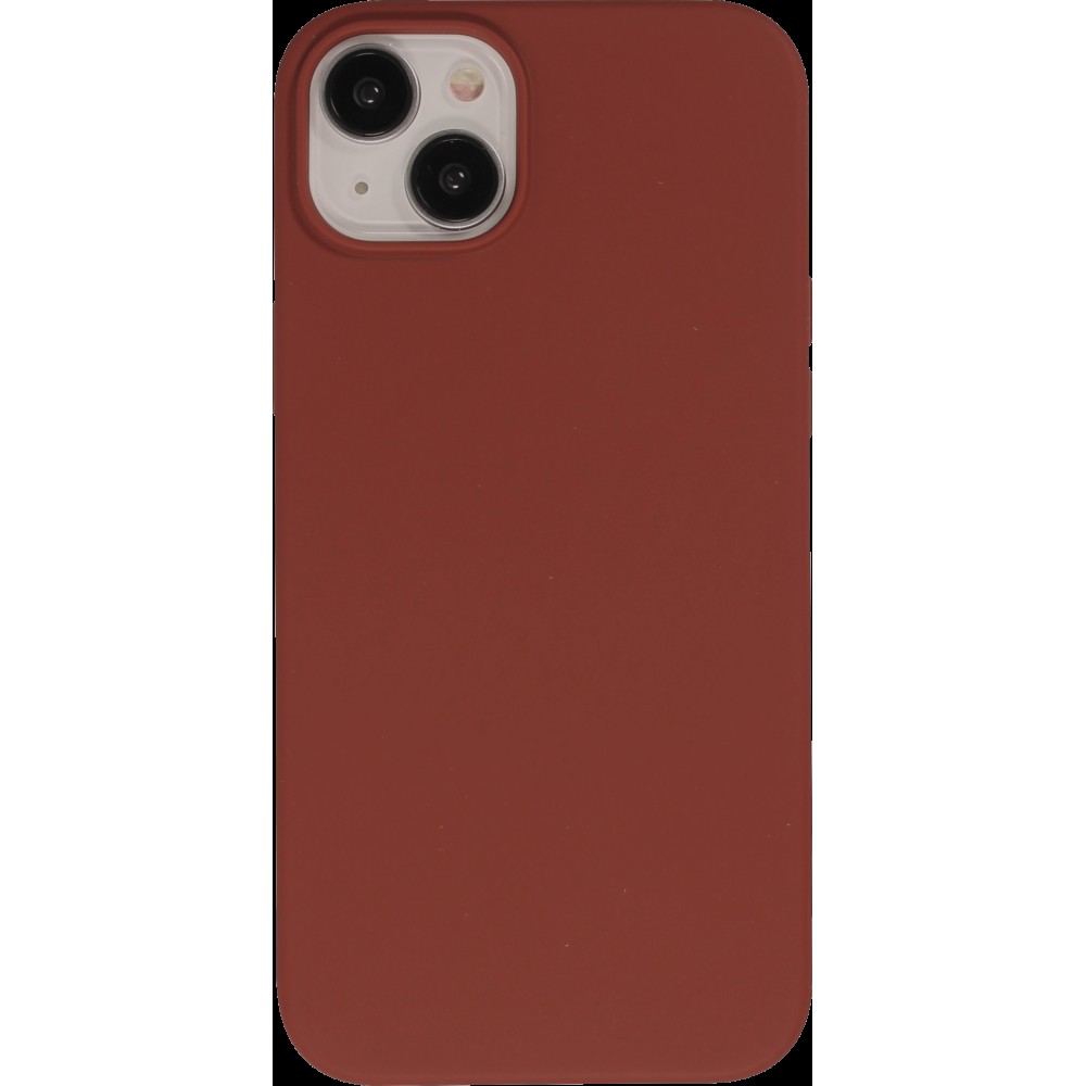 Coque iPhone 15 Plus - Soft Touch - Terracotta