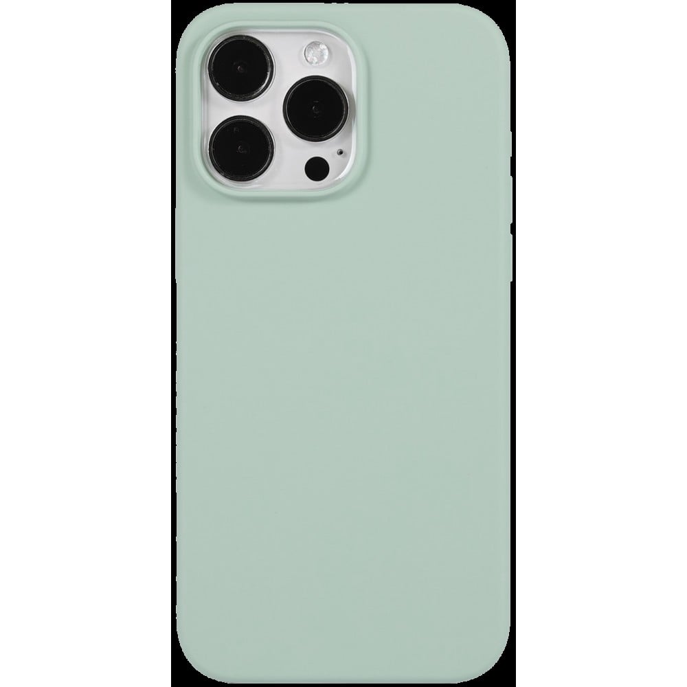 Coque iPhone 15 Pro Max - Soft Touch - Vert d'eau