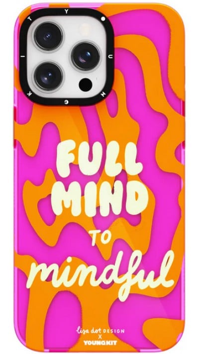 iPhone 15 Pro Case Hülle - Youngkit @LisadotDesign Positive Quotes Case Full Mind