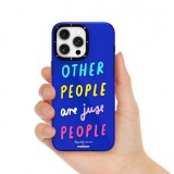 iPhone 15 Pro Max Case Hülle - Youngkit @LisadotDesign Positive Quotes Case Let the Devil know