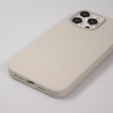 Coque iPhone 15 Pro - Soft Touch - Sable