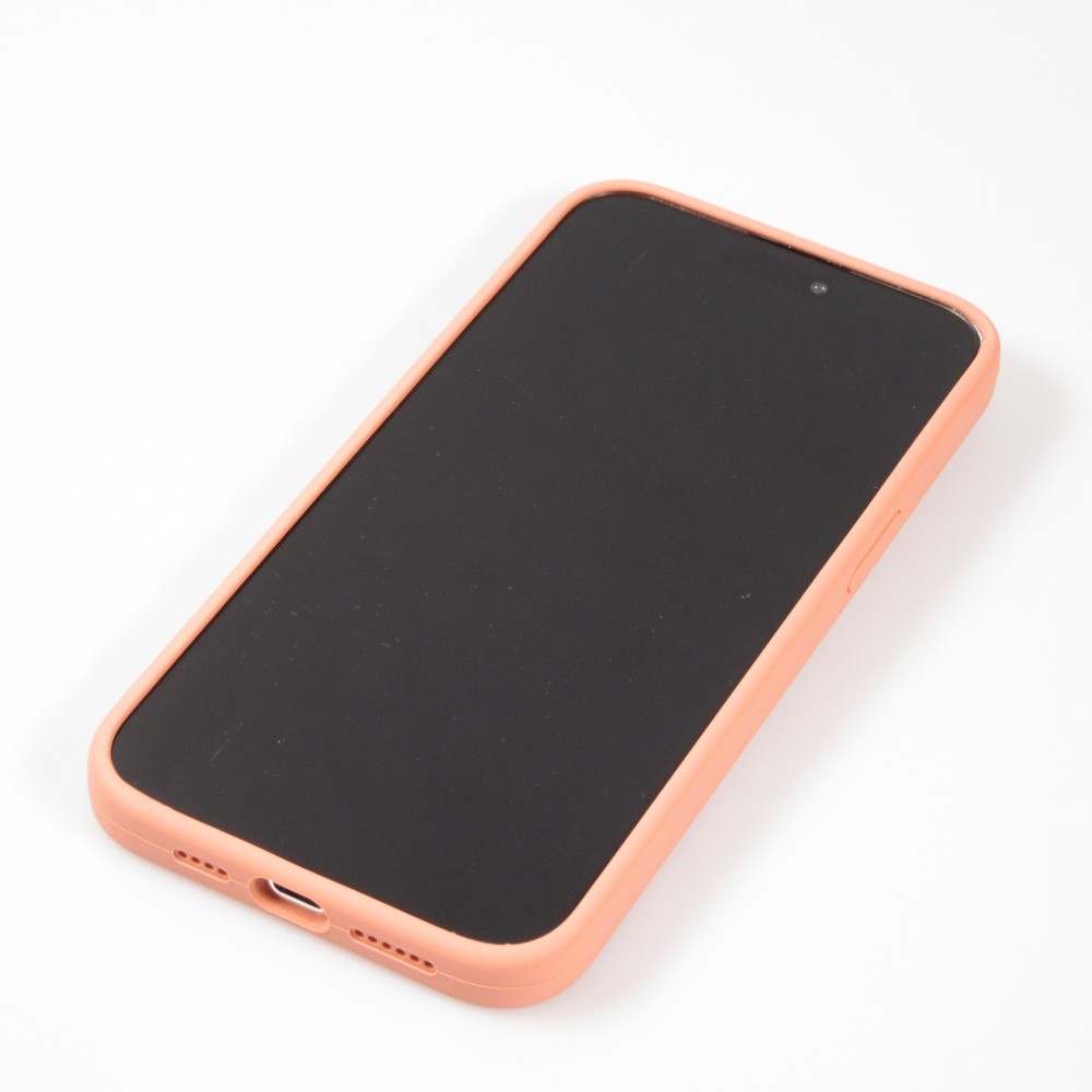 iPhone 15 Pro Case Hülle - Soft Touch - Lachs