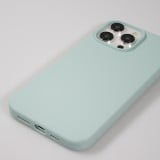 Coque iPhone 15 Pro - Soft Touch - Vert d'eau