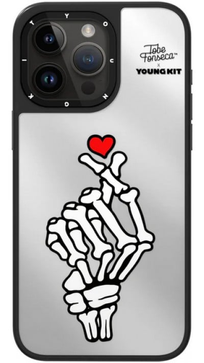 Coque iPhone 15 Pro - Youngkit @Tobe Fonseca Mirror Case avec MagSafe - Skeleton