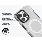 Coque iPhone 15 Pro - Youngkit Transparent Crystal Glossy Case avec Magsafe - Transparent