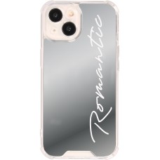 Coque iPhone 15 - Silicone Miroir Romantic - Argent