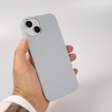 Coque iPhone 15 Plus - Soft Touch - Gris clair