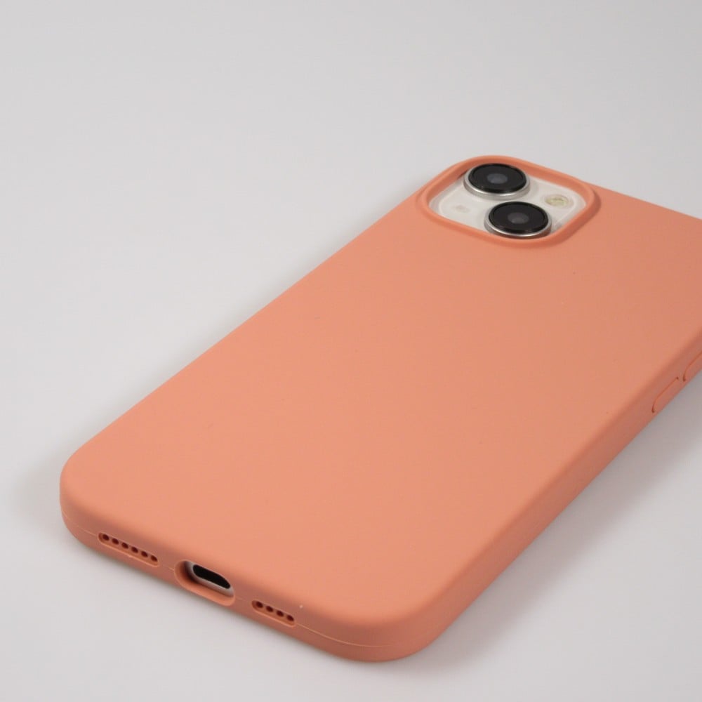 Coque iPhone 15 - Soft Touch - Saumon