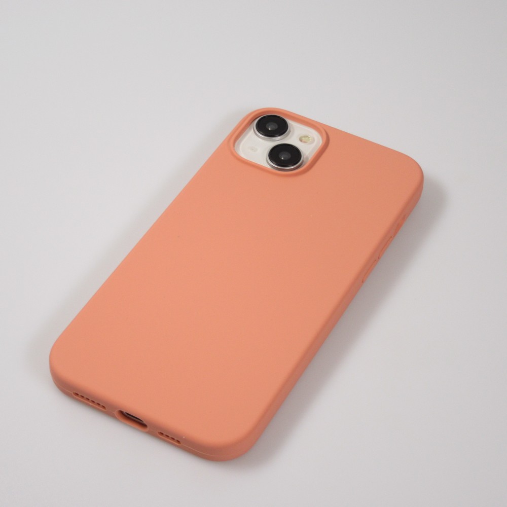 Coque iPhone 15 - Soft Touch - Saumon