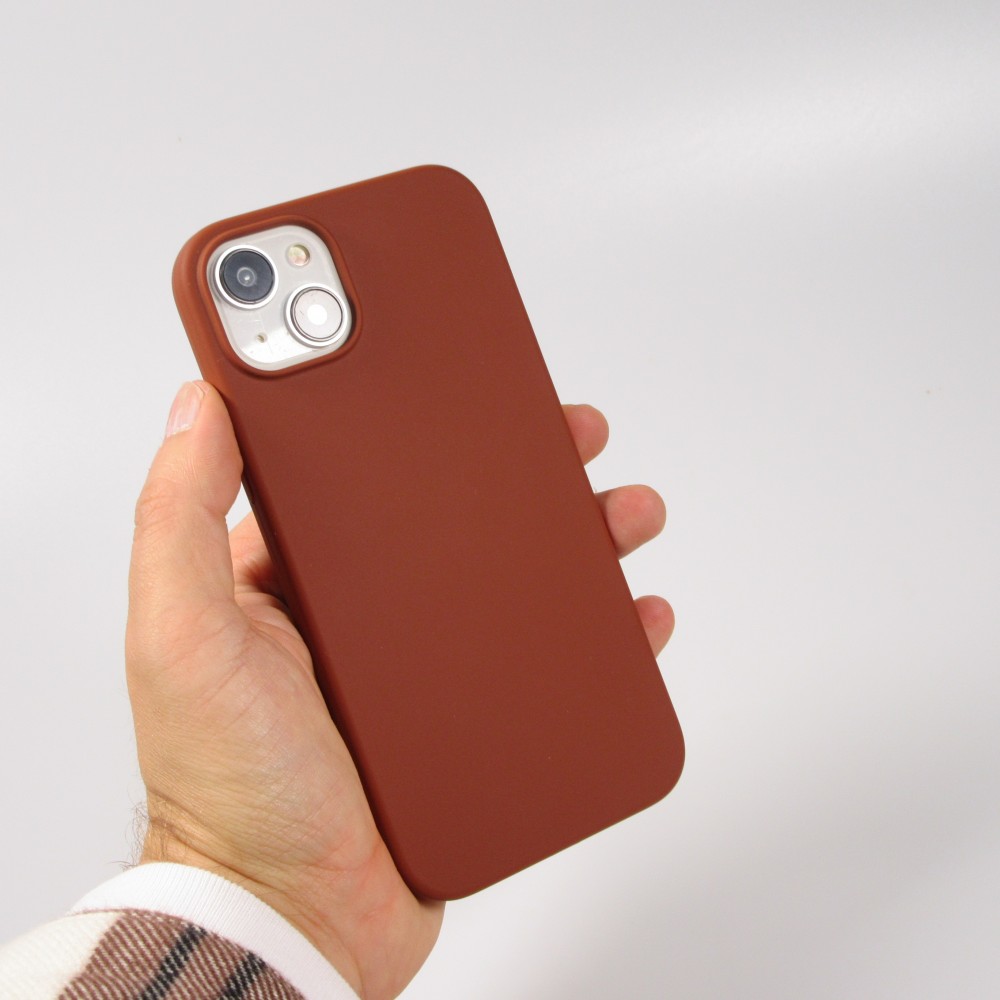 Coque iPhone 15 Plus - Soft Touch - Terracotta