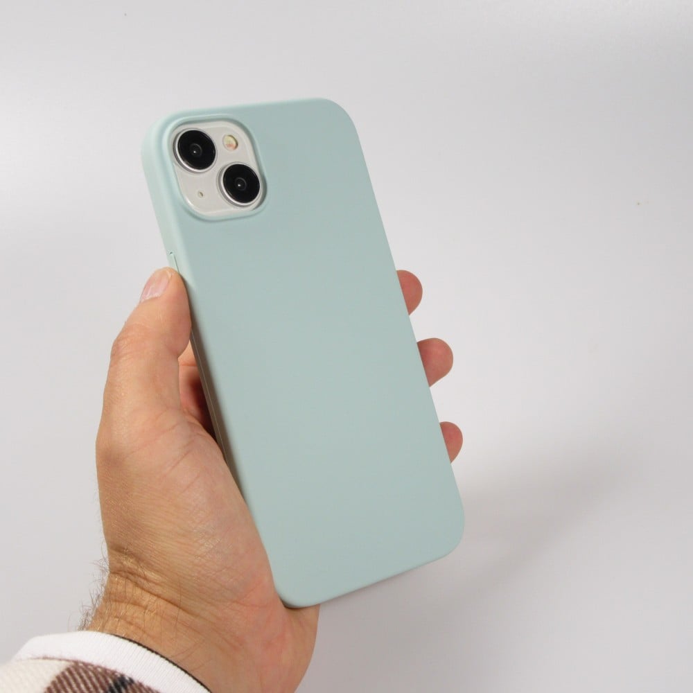 Coque iPhone 15 Plus - Soft Touch - Vert d'eau