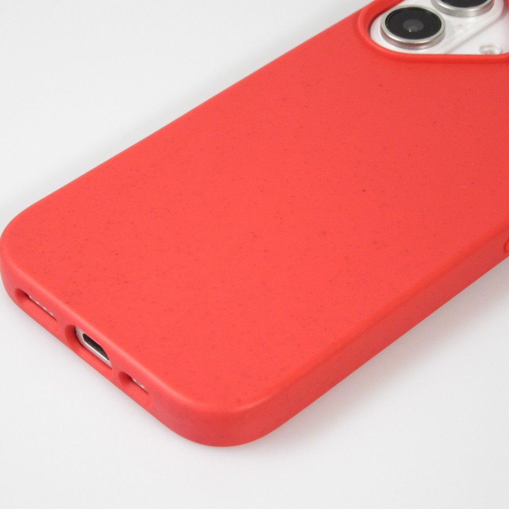 iPhone 16 Case Hülle - Bio Eco-Friendly biologisch Kompostierbar ökologisch - Rot