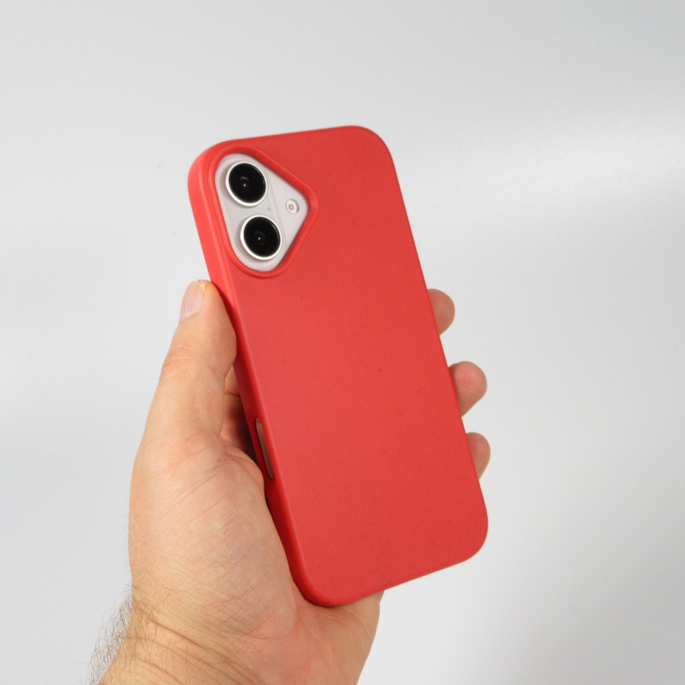 iPhone 16 Case Hülle - Bio Eco-Friendly biologisch Kompostierbar ökologisch - Rot