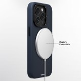 Coque iPhone 16 Pro Max - Youngkit Cream Silicone Stand Case - Noir