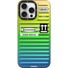 Coque iPhone 16 Pro Max - Youngkit Glow Luggage-Inspired - Vert