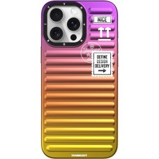 Coque iPhone 16 Pro - Youngkit Glow Luggage-Inspired - Orange