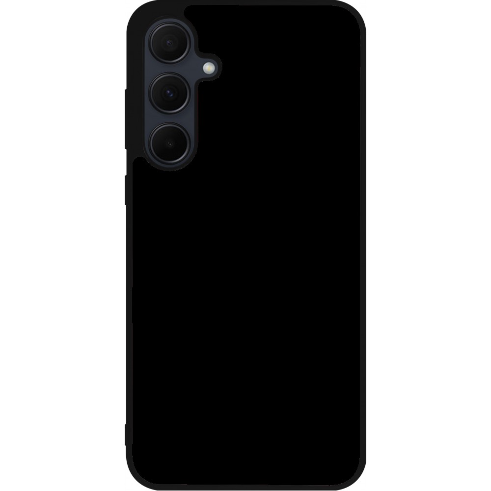 Coque personnalisée en Silicone rigide noir - Samsung Galaxy A55 5G