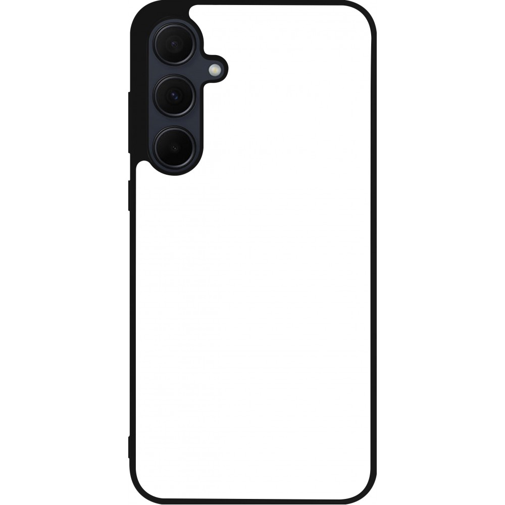 Coque personnalisée en silicone rigide noir - Samsung Galaxy A35 5G