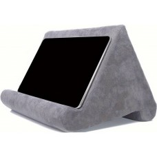 Coussin support doux et confortable pour smartphones, tablettes ou écran - Gris